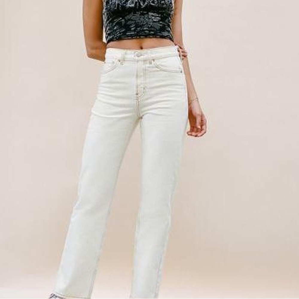 Urban Outfitters BDG cowboy jean white